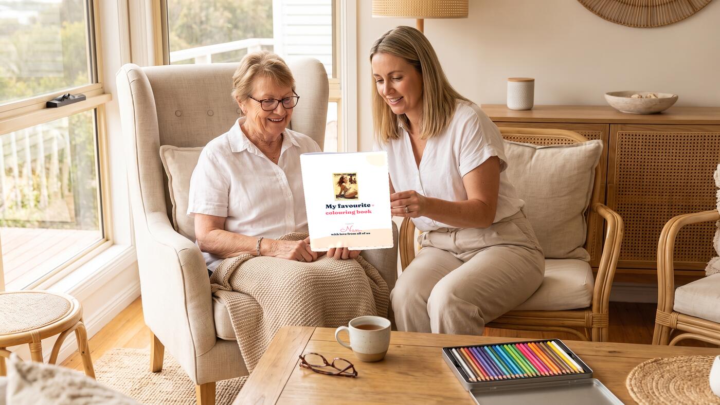 Memory books for dementia