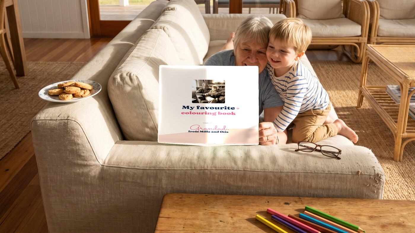 Colouring books for grandparents