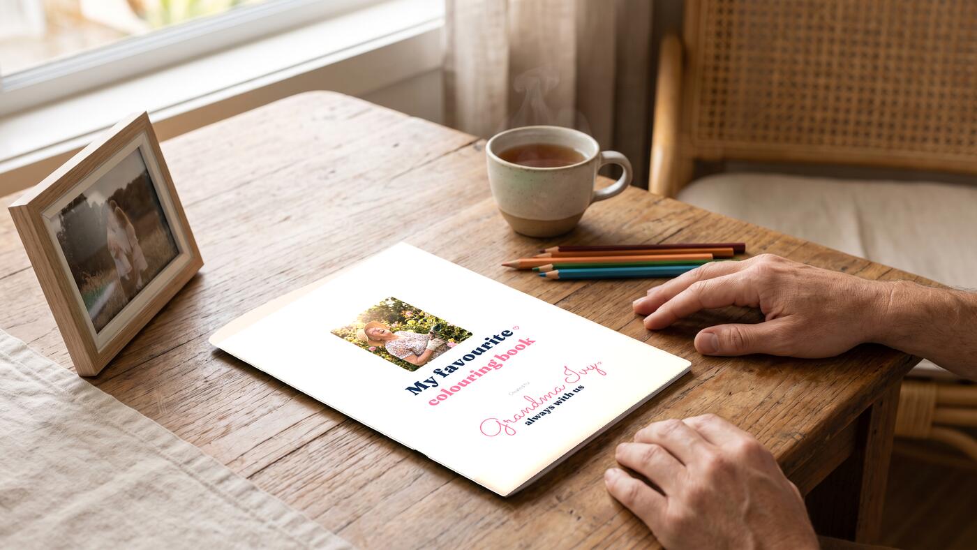 Memorial colouring books