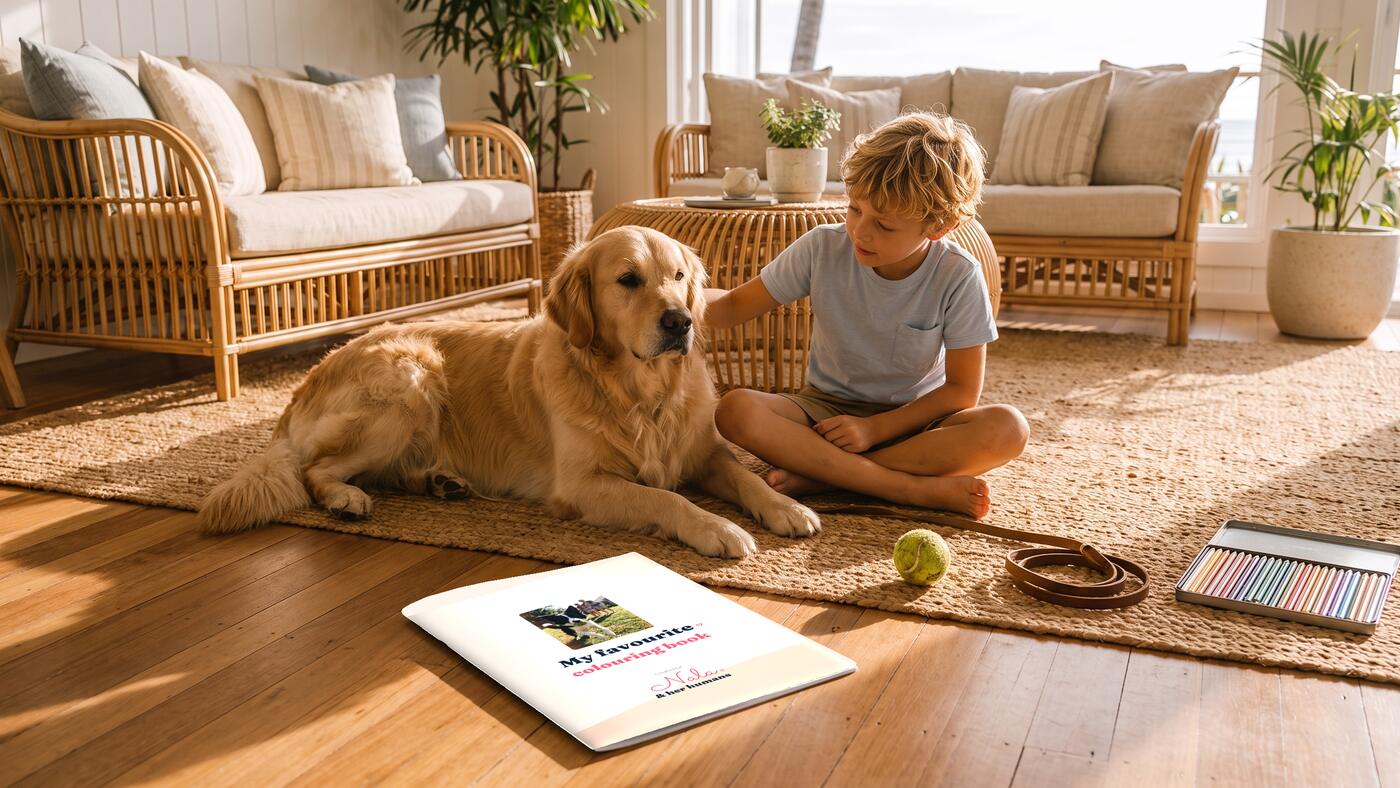 Pet colouring books